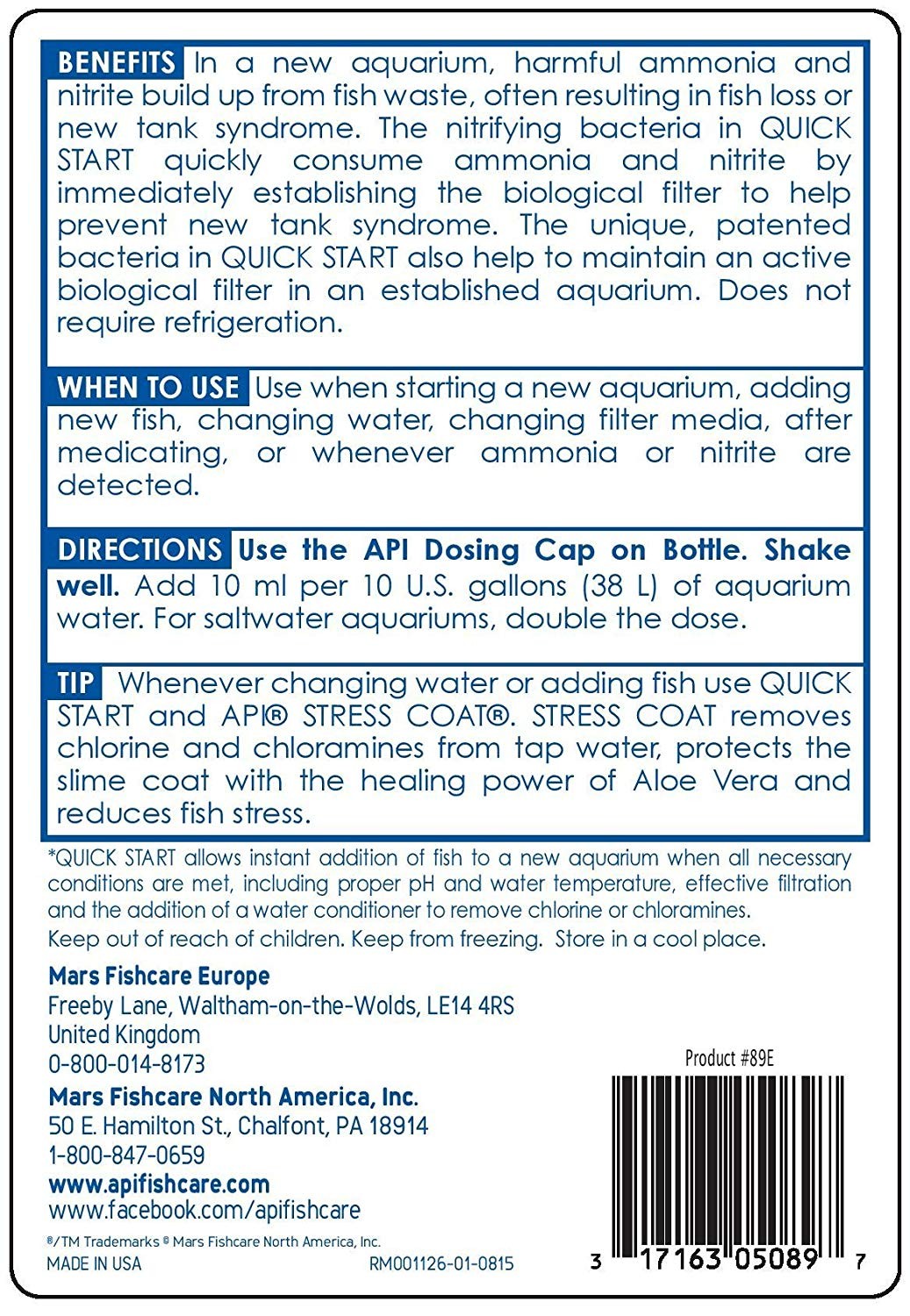 API Quick Start 16 Ounces - 2 Pack