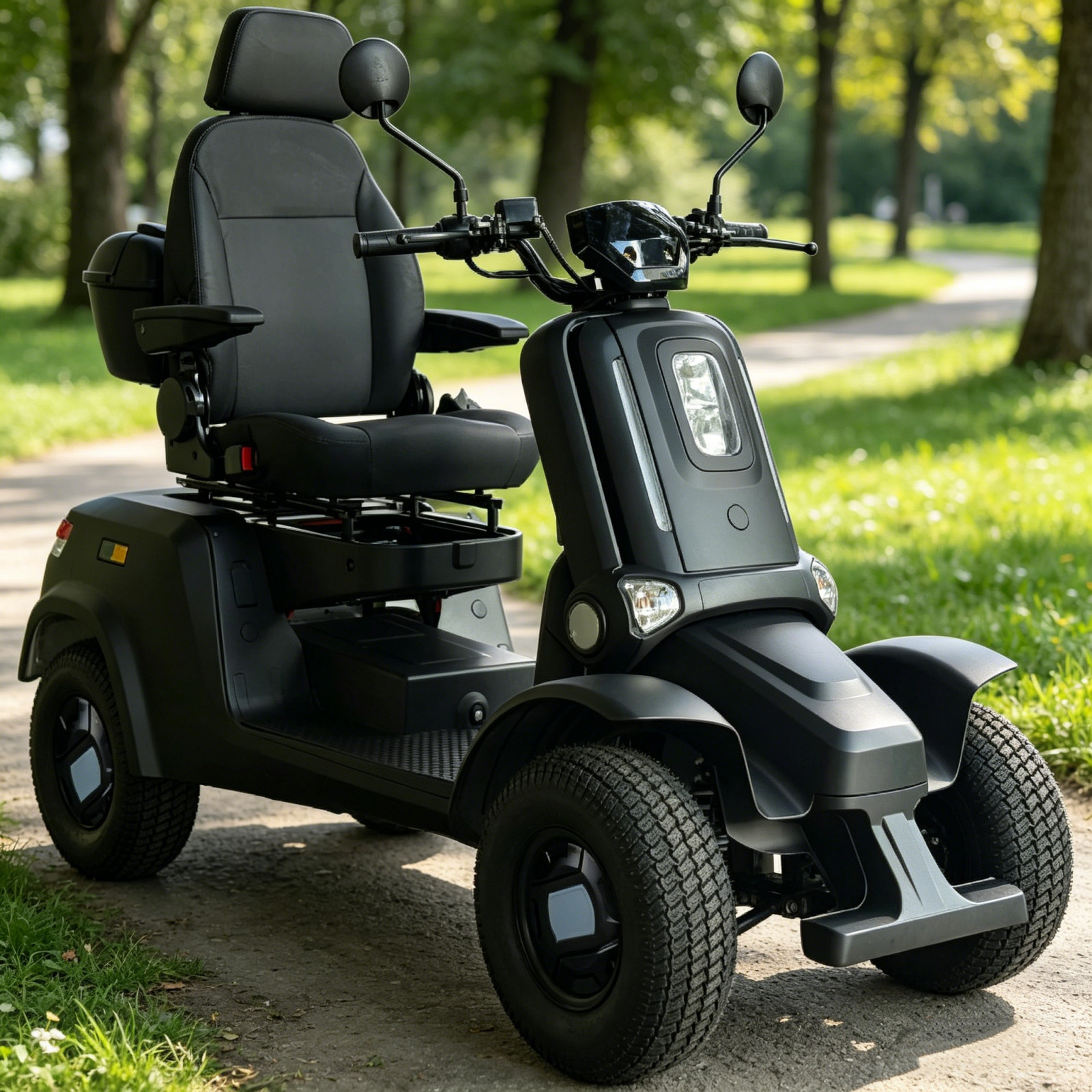 HS4W-E4B All Weather Electric Cruise Scooter 100KG Leisure Riding 30km/h NEW