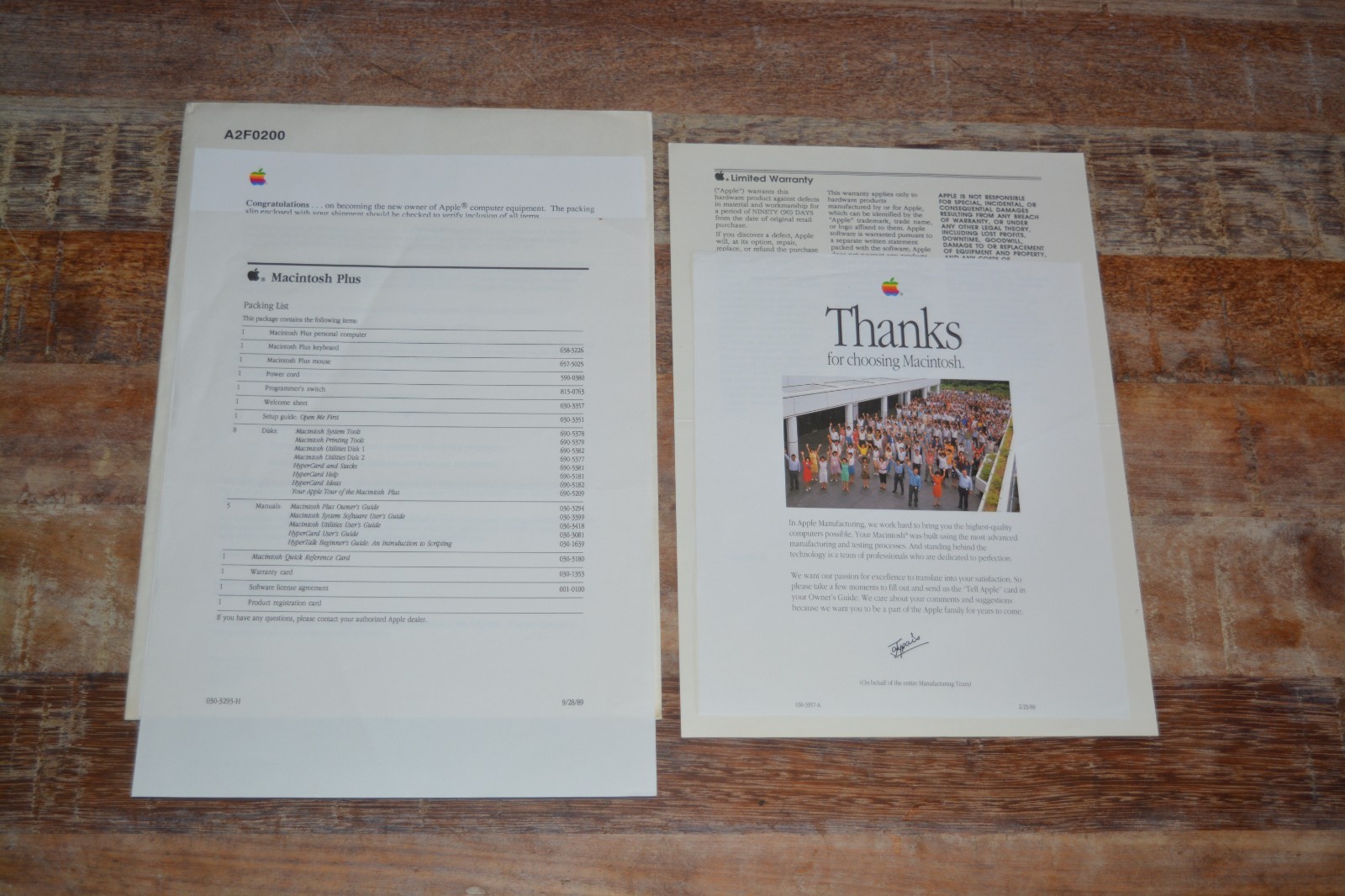 1989 Apple Macintosh Plus 4Mb Computer M0001A Complete in Box & 100% Refurbished