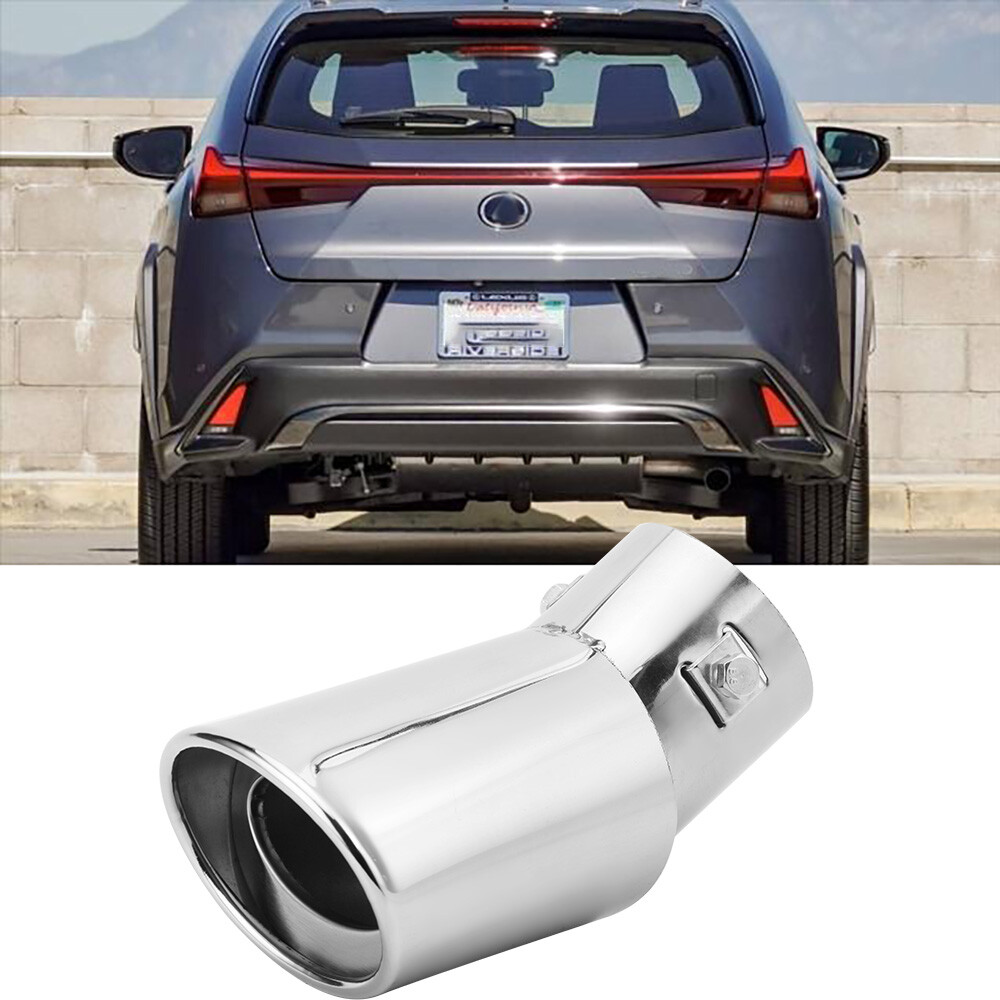 For 2019-23 Lexus UX 200 250h Steel Exhaust Muffler Tail Pipe Tip Tailpipe Trim