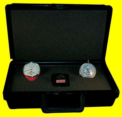 QuickCar Racing Products Tire Management Kit Black Durometer Tread Depth Gauge