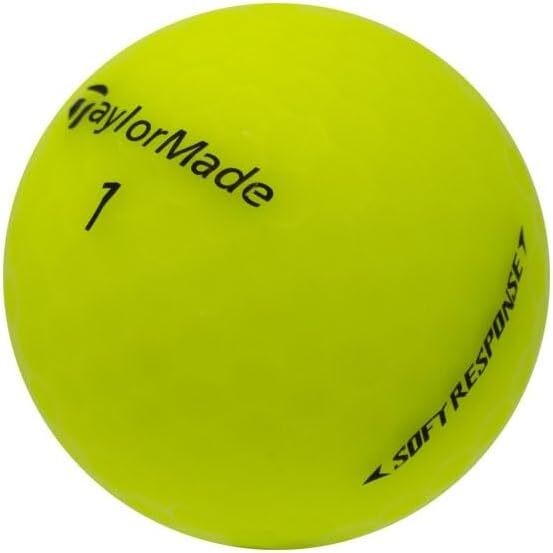 TaylorMade Soft Response Yellow Used Golf Balls, Mint Condition, AAAAA Quality