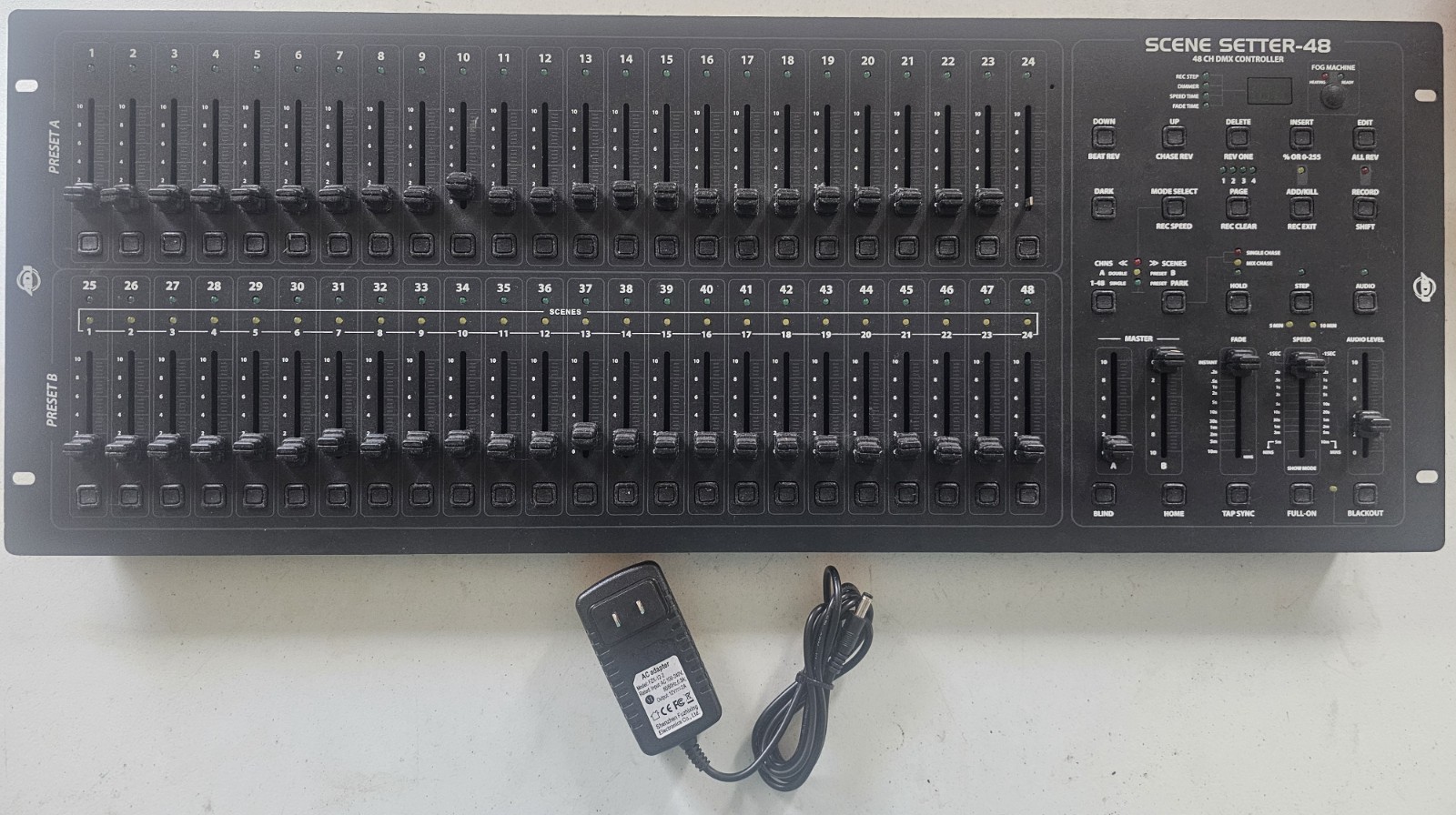 Theatrical Lighting Dimmer Console - American DJ SCENE SETTER-48 - used