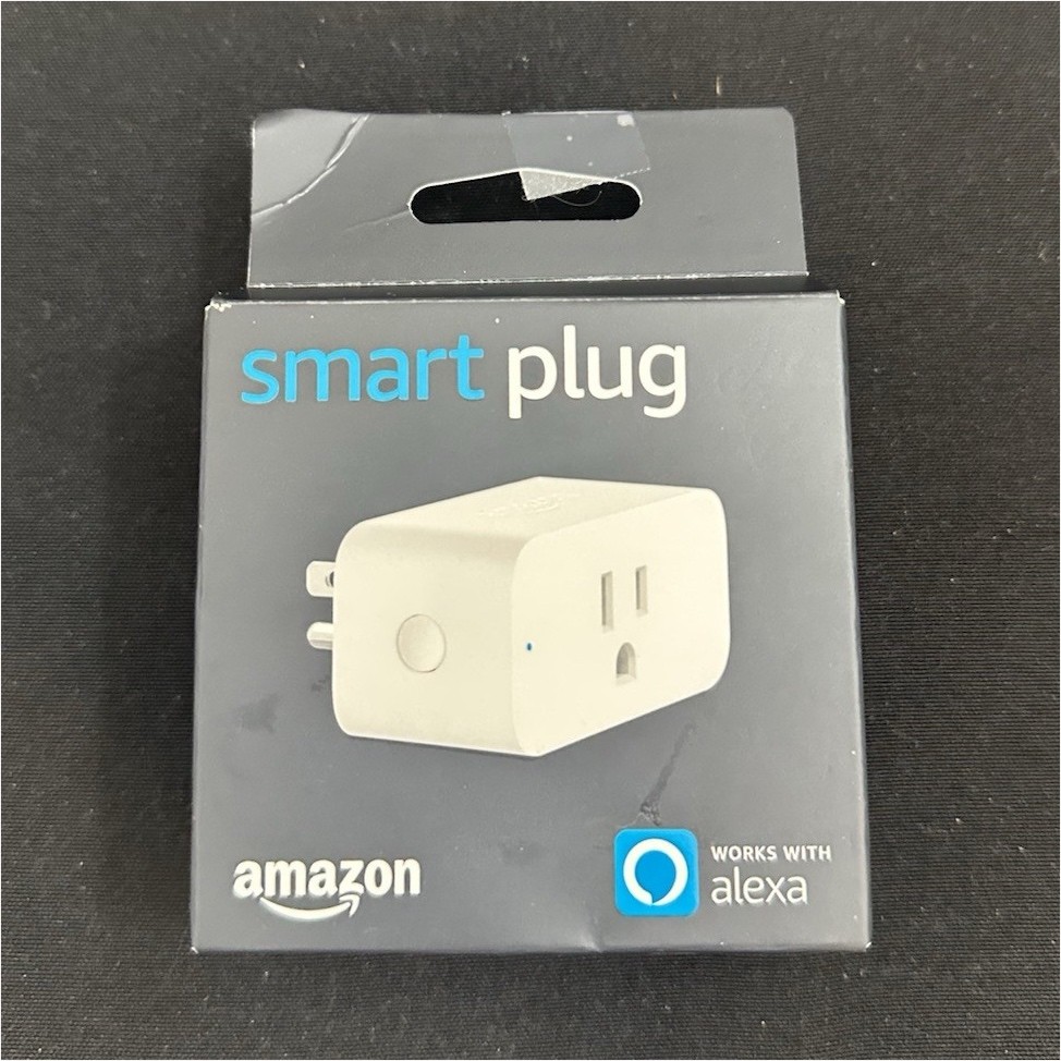 Amazon Smart Plug Wi-Fi Alexa Compatible US Plug White App-Controlled