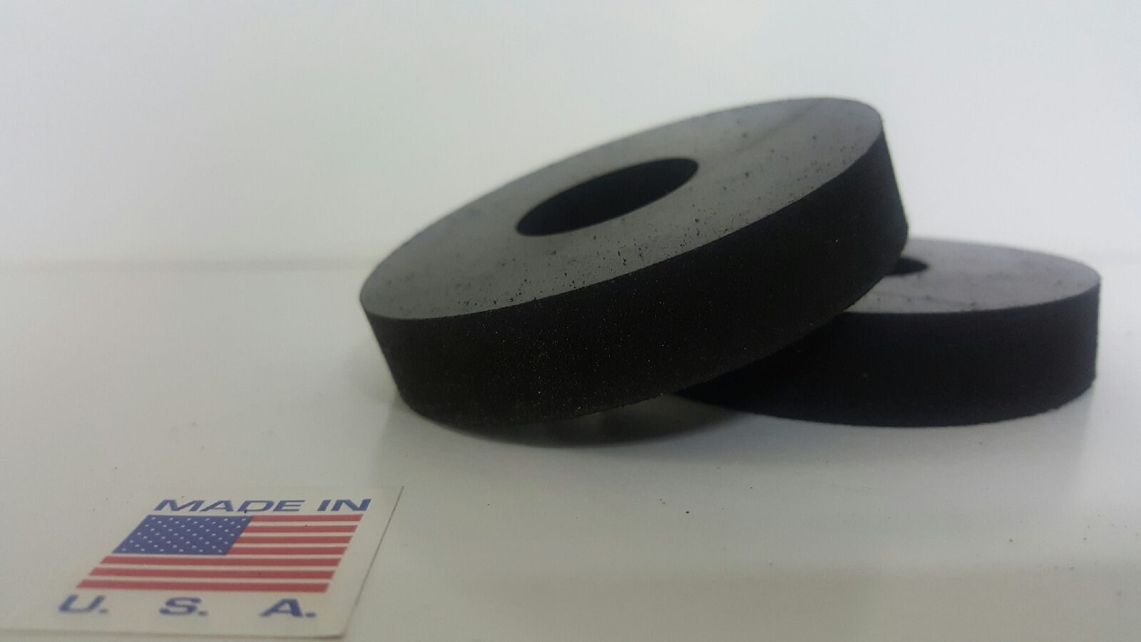Rubber Spacer Anti-vibration  1" OD x 1/4" ID x 1/2" thick 4 Pack FREE SHIPPING