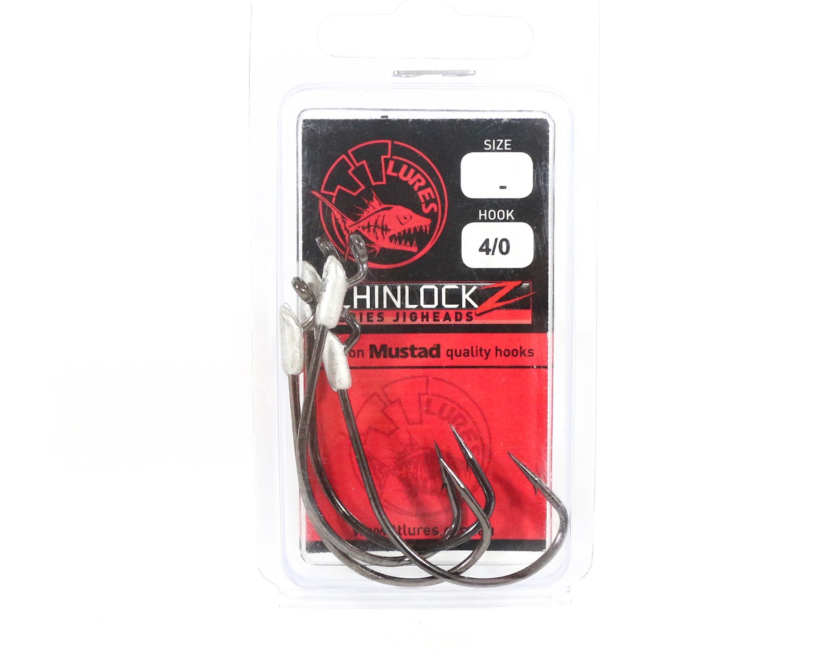Tackle Tactics TT ChinlockZ Unweighted Worm Hook 4/0 4/pack (0916)