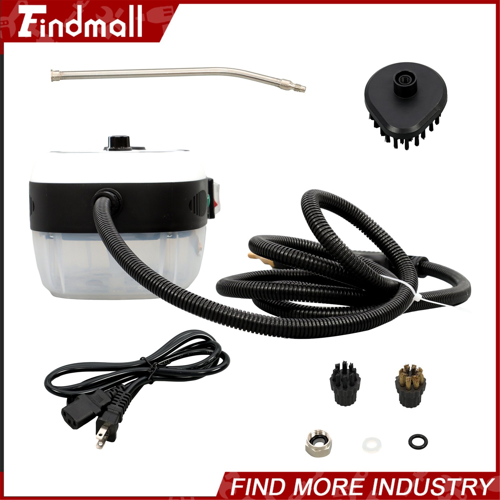 Findmall 2500w 1000ml 110V High Pressure Steam Cleaner Machine Portable