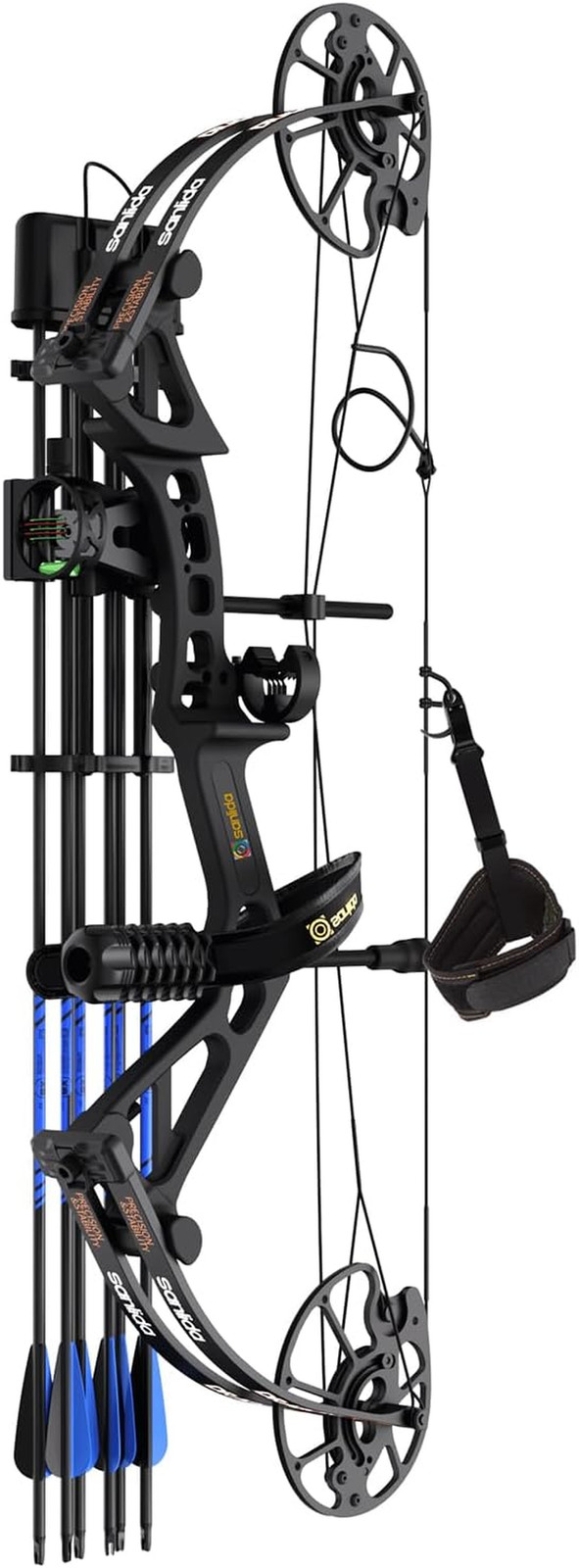 Sanlida Dragon X7 Ready to Hunt Compound Bow Package for Adults, Archery Compoun
