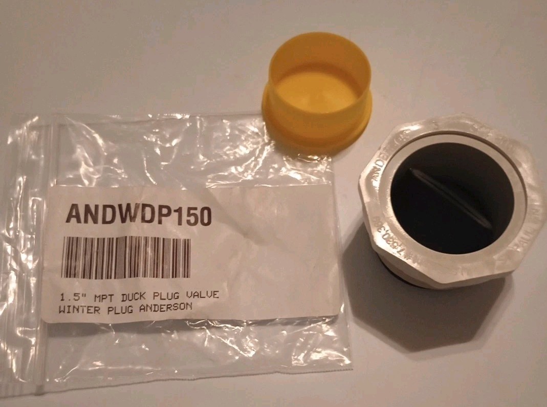 ANDERSON - ANDWDP150 WINTER DUCK PLUG , POOL WINTERIZING PLUG 1.5", FREE SHIP