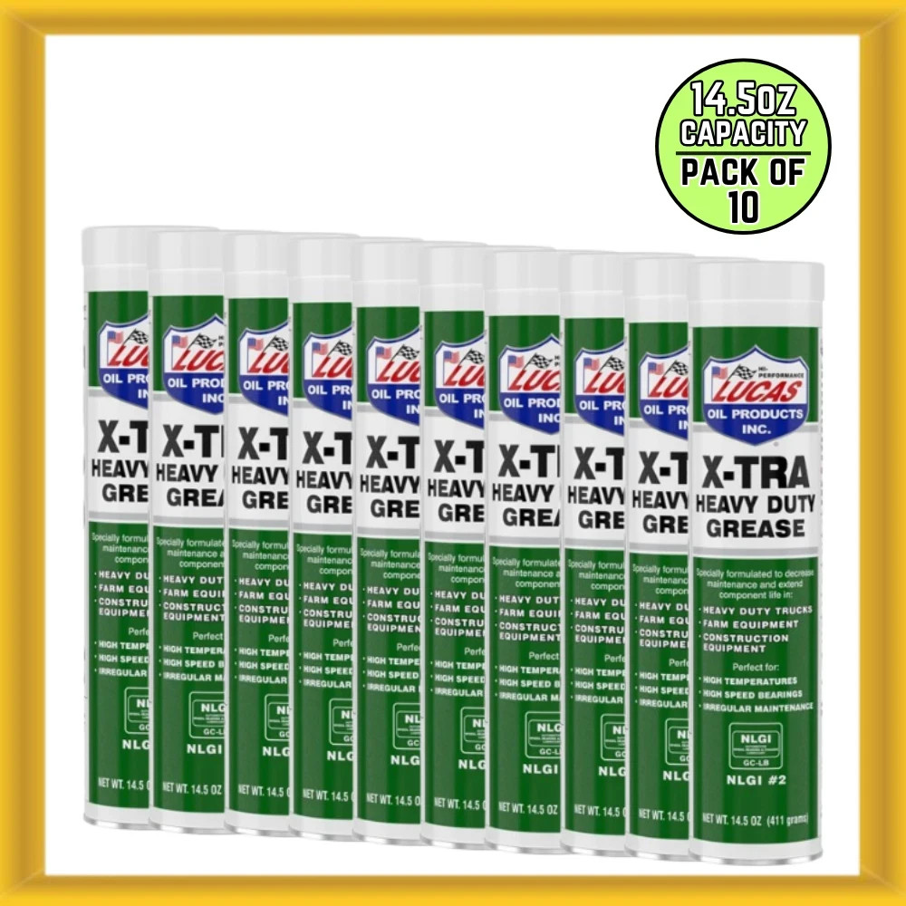 Lucas 10301 X-TRA Heavy Duty Grease 14.5oz Tube Case of 10