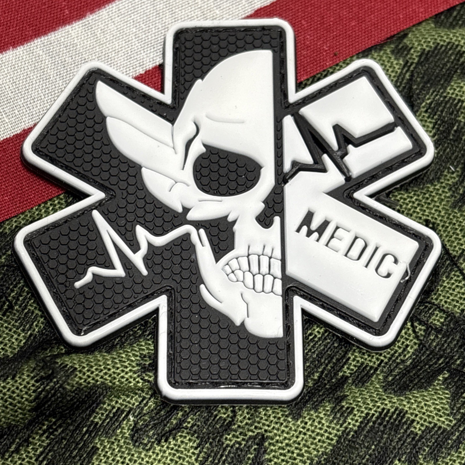 Tactical PVC Patch - Medical Hook Loop Morale Patch add some humor to your gear