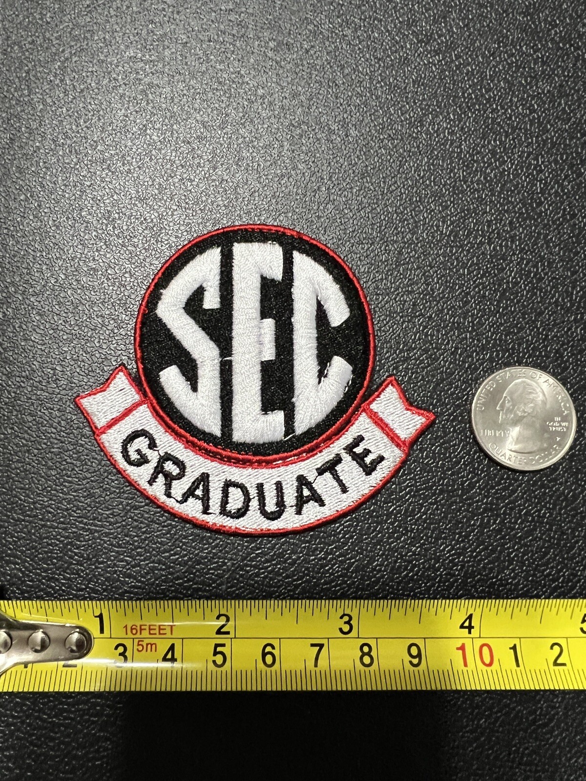 Georgia SEC Graduate Patch Red