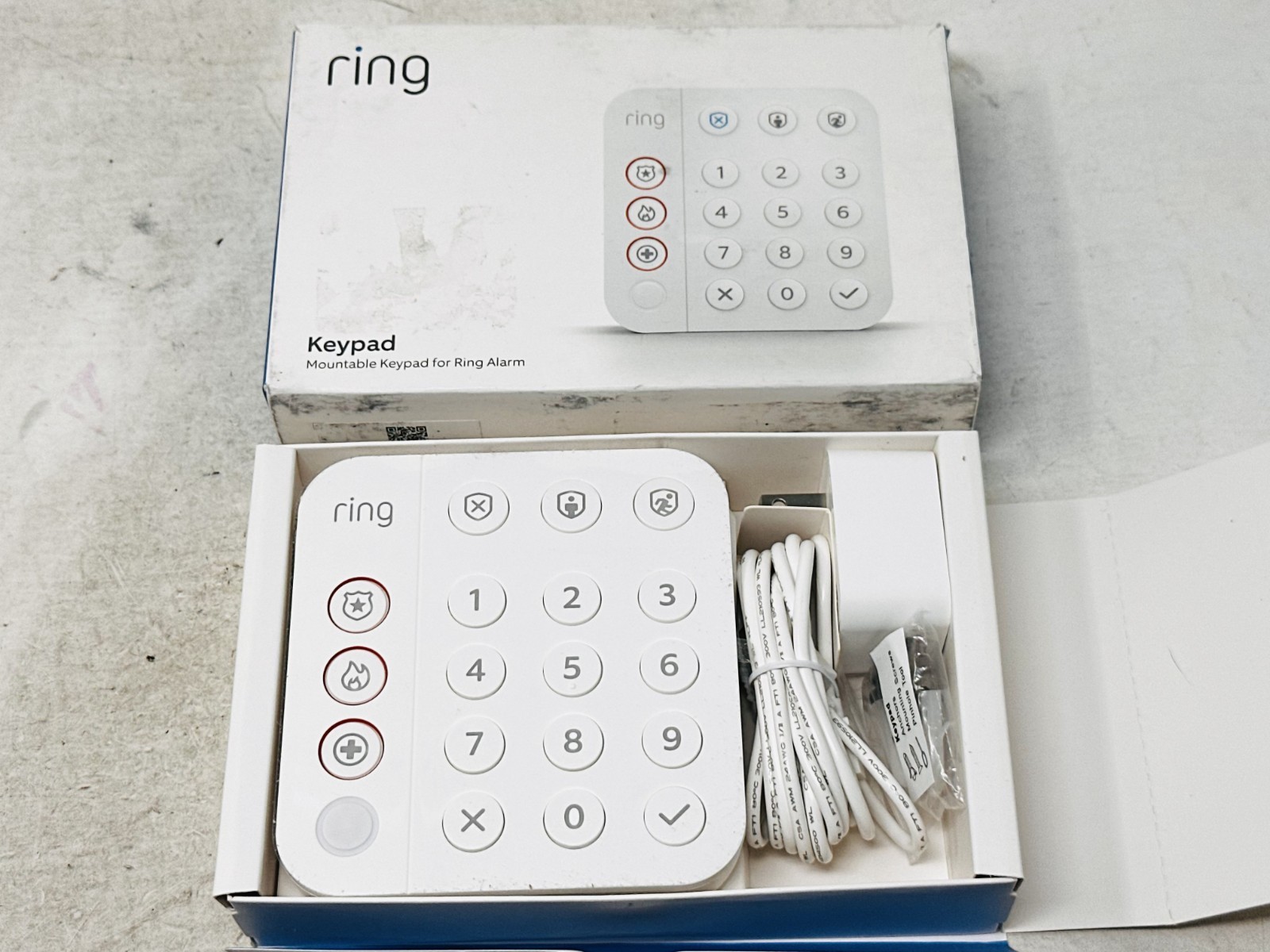 Ring Alarm Keypad 2nd Gen White Z-Wave Plus Model 4AK1SZ-0EN0 - OPEN BOX