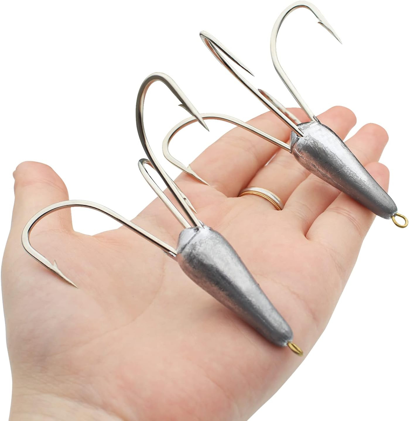Snagging Hooks Snagging Weighted Treble Hooks Large Fishing Hooks Snagging Weig