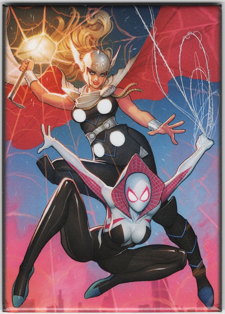 Spider-Man Spider-Gwen Gwenverse #3 Nakayama Art Figure Refrigerator Magnet NEW