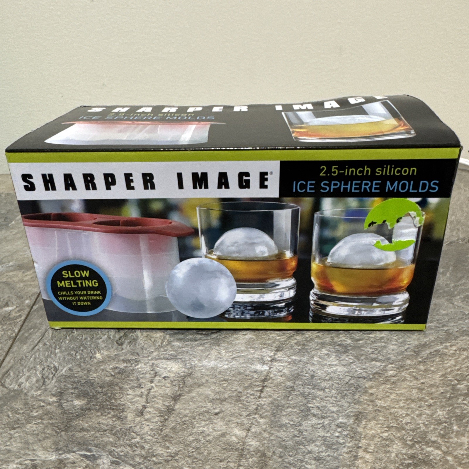 Sharper Image Ice Sphere Molds NEW