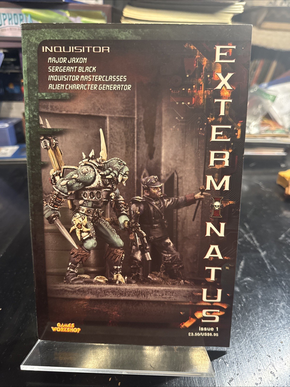 INQUISITOR ISSUE 1 EXTERMINATUS MAGAZINE GAMES WORKSHOP FANATIC WARHAMMER 40,000