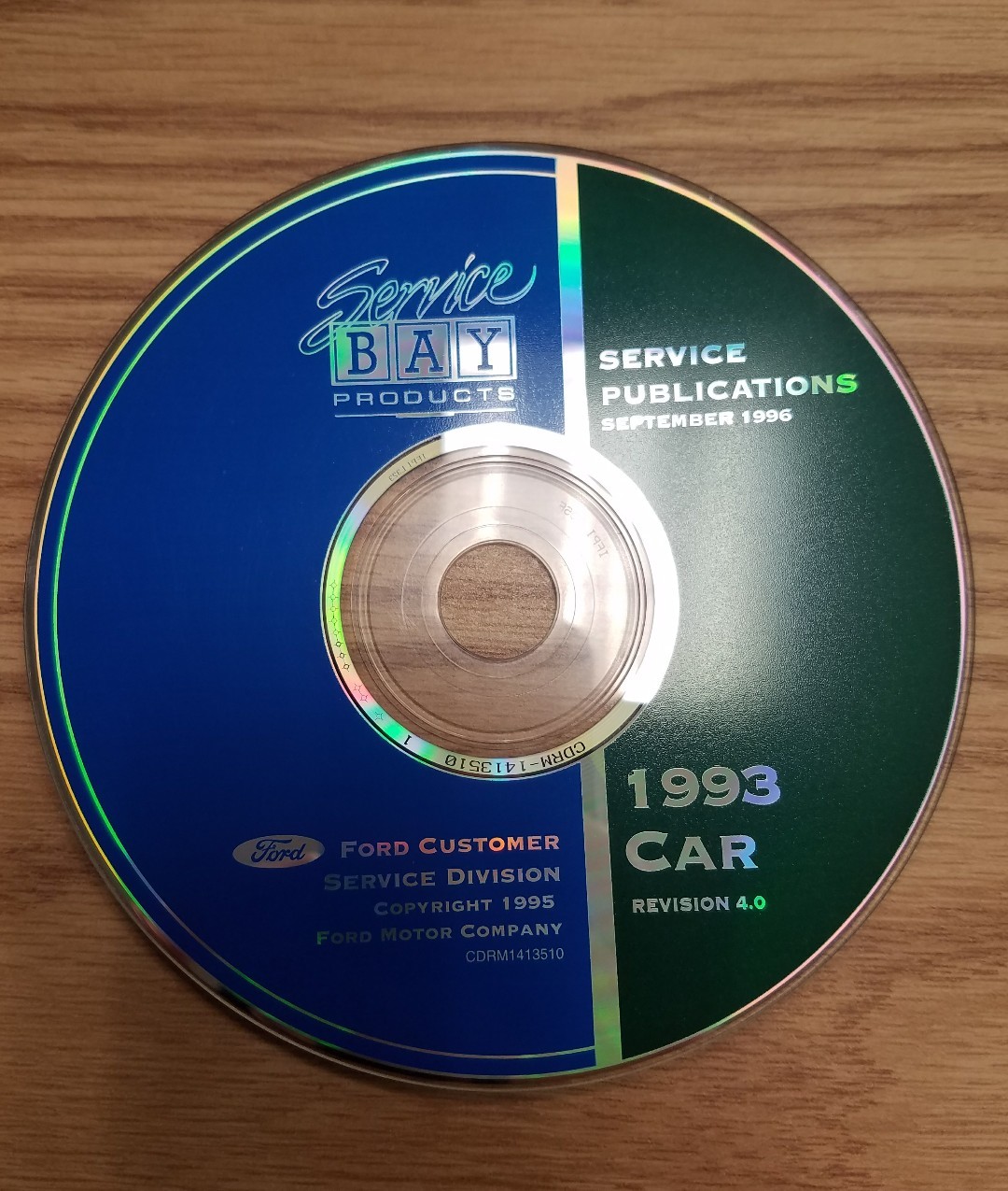 Service Bay Production Service Publications September 1996 1993 Car Revision 4.0