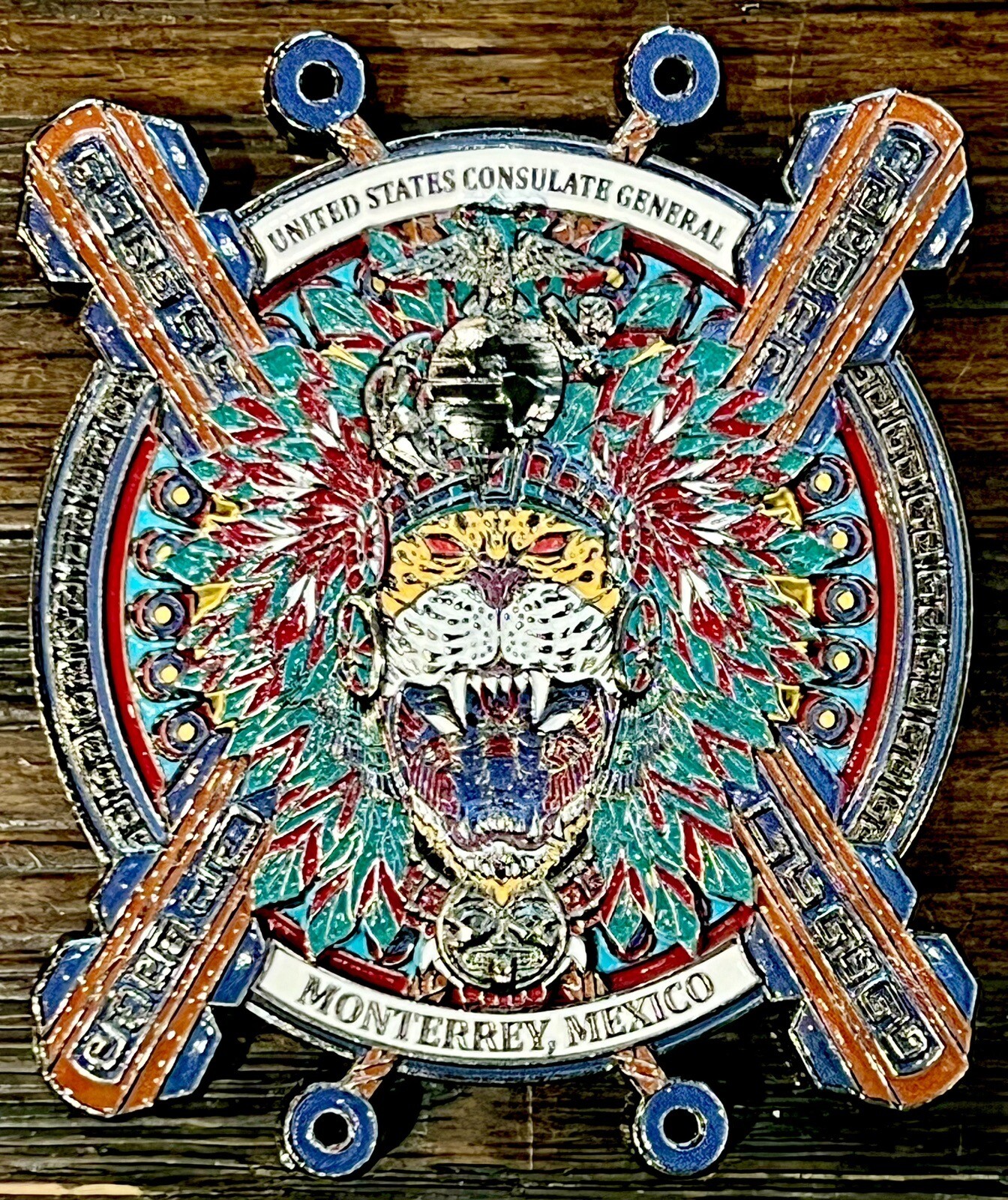 USMC MSG Marine Security Guard Detachment Monterrey, Mexico Challenge Coin