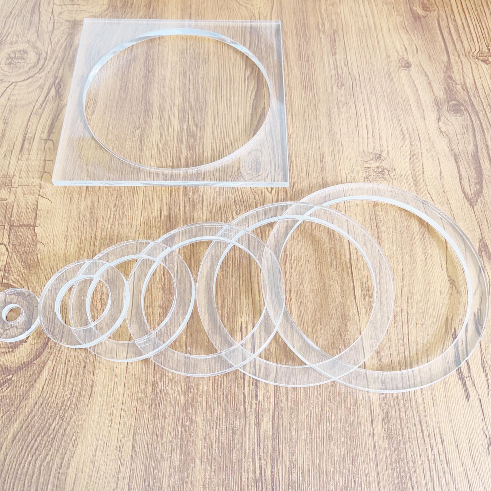 Multi Circle Router Jig - Woodworking & Craft Tracing Template