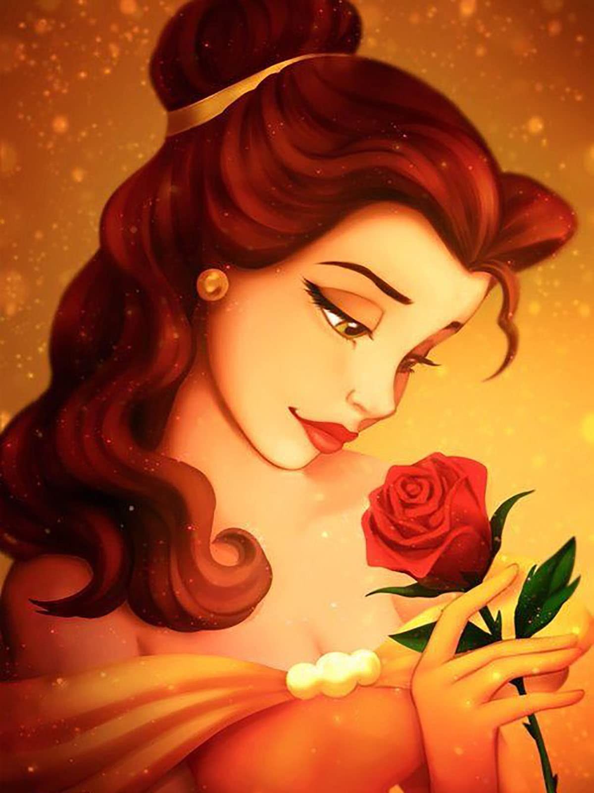Youtheart Painting with Diamonds Beauty Beast Diamond Art Belle Medium, R1