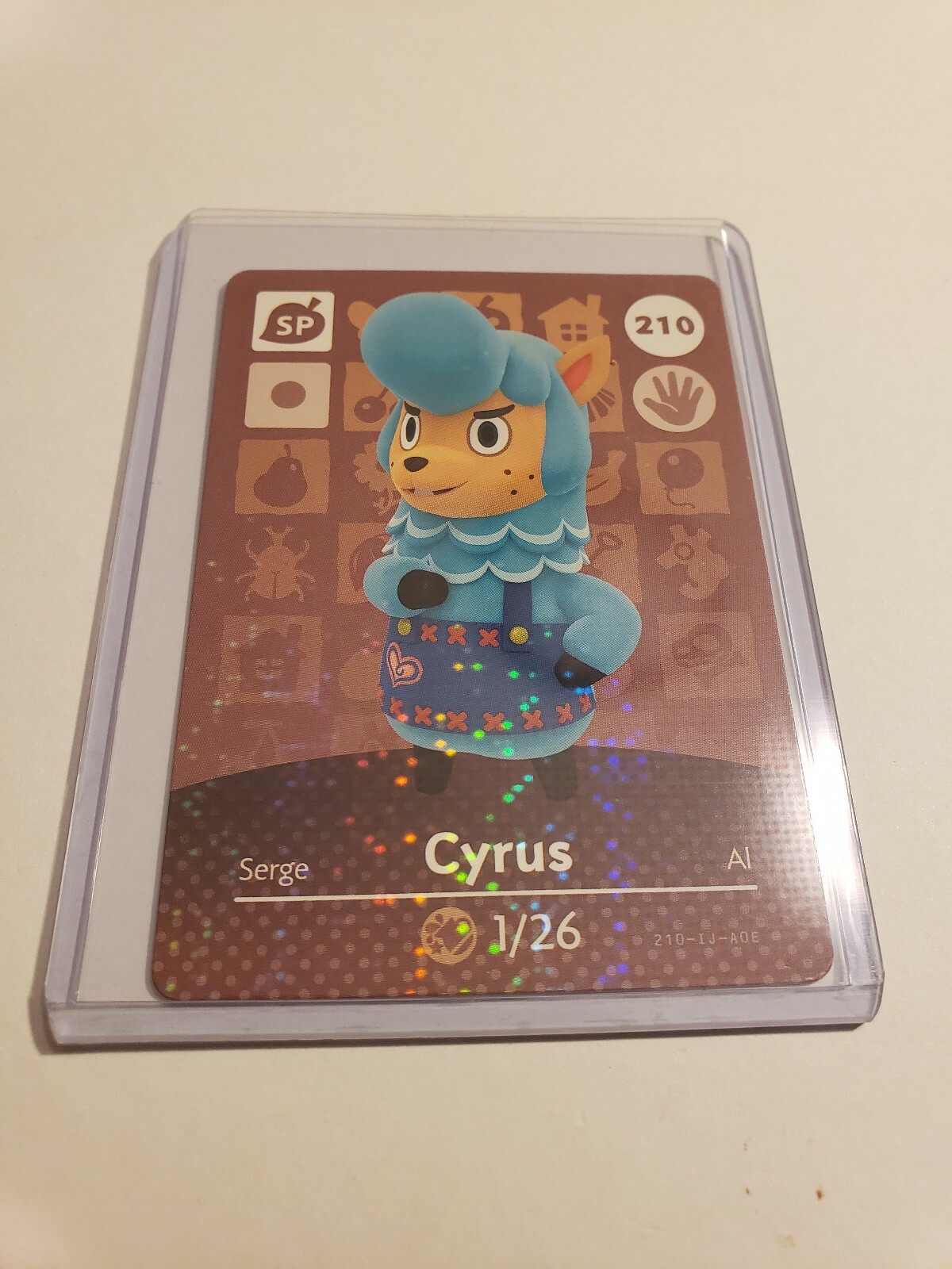 !SUPER SALE! Cyrus # 210 Animal Crossing NINTENDO Amiibo Card Series 3 MINT!!!
