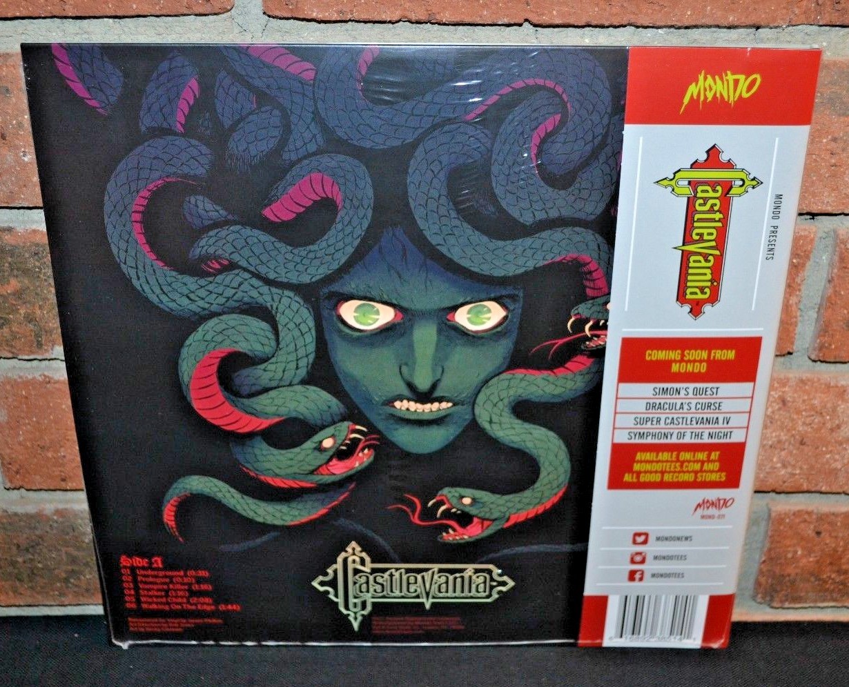 CASTLEVANIA - Game Soundtrack, Limited RED COLORED VINYL 10" Gatefold + OBI NEW!