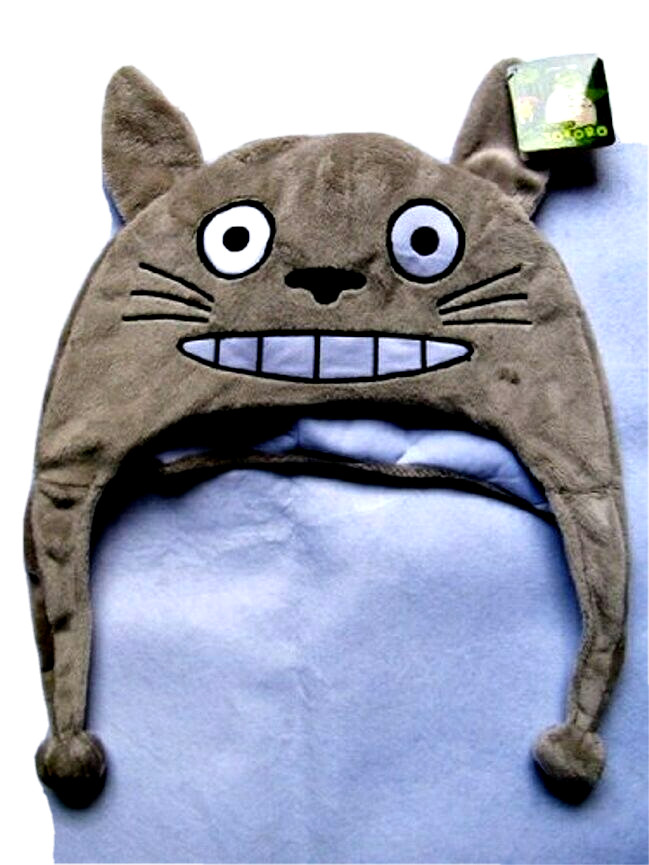 Raccoon Gray Party Halloween Costume Animal Plush Aviator Hat  S Totoro