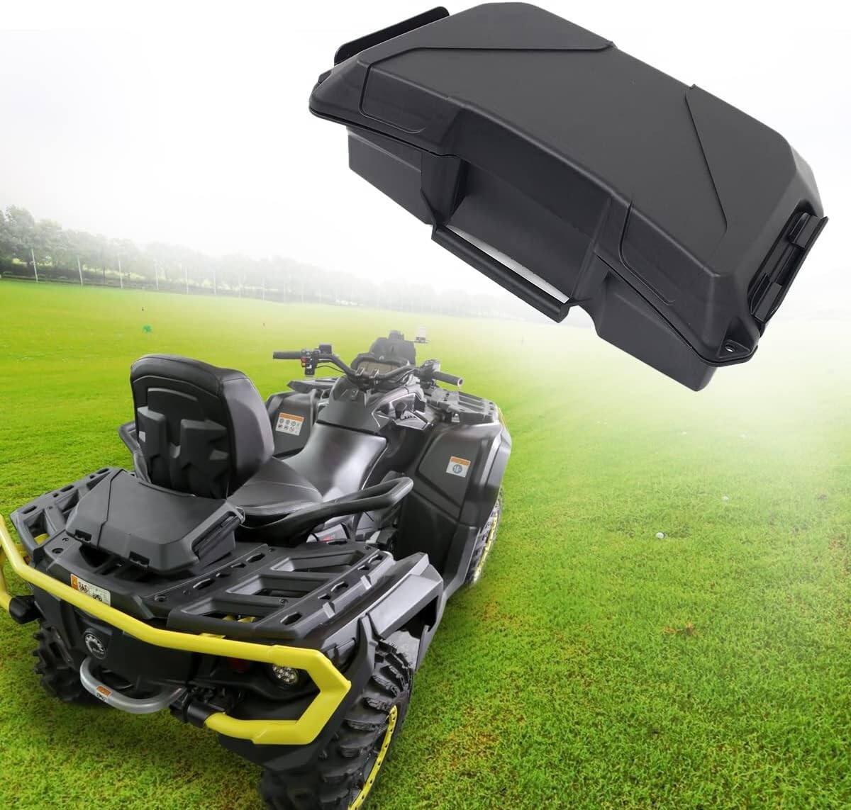 2 Gal Storage Cargo Box Rear Seat for Can-Am Outlander L MAX 6X6 #708200408