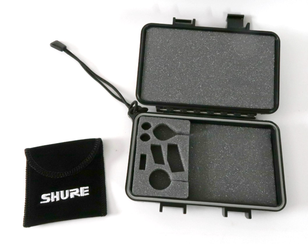SHURE Small Watertight Hard Case with Extra Pouch  Made in USA