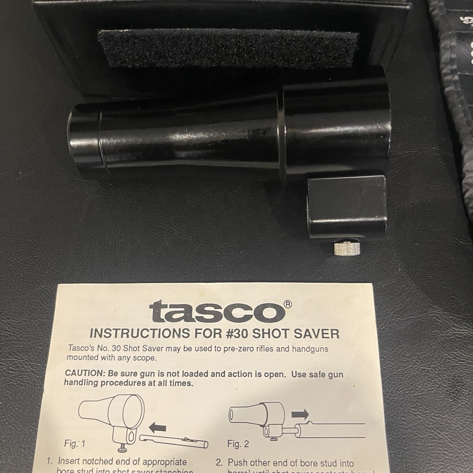 Tasco Shot Saver #30 Bore Sighter With 35E 14 Bore Stud Bundle Set