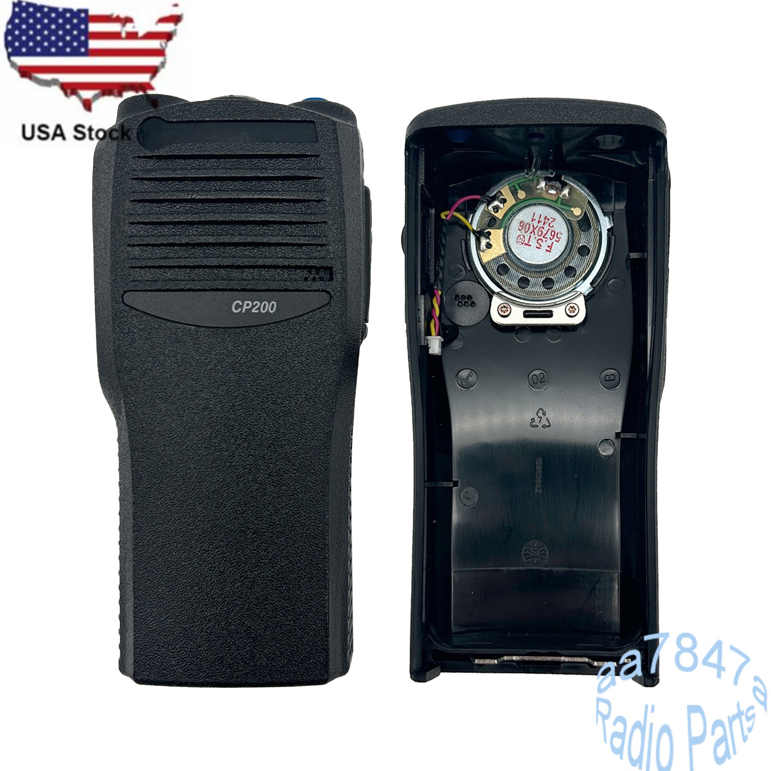 CP200 Replacement Repair Housing Case Cover With Speaker for CP200 Radio