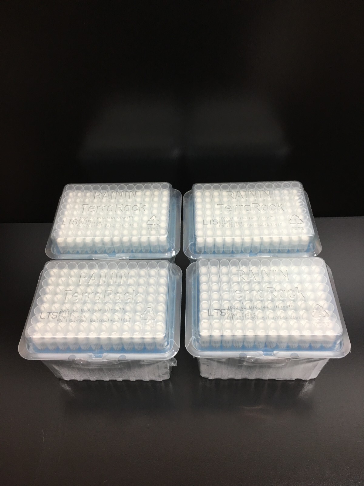 Mettler Toledo Rainin PN 17014967 Pipette Tips TR LTS 1000µL F 768A Lot 4 Racks