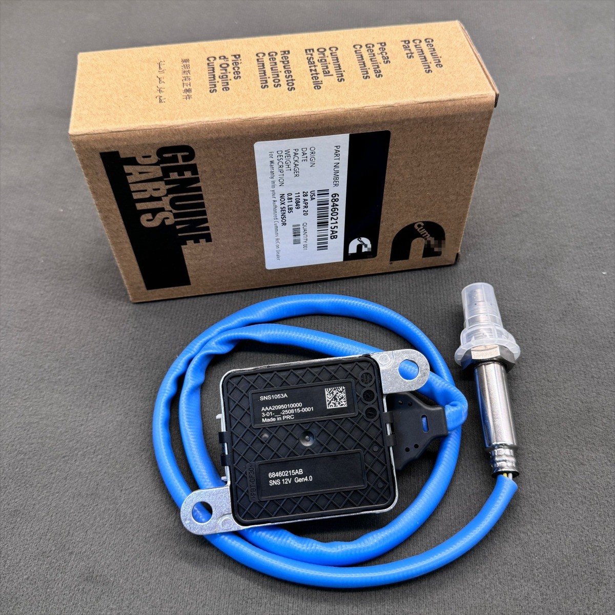 New Nitrous Oxide Sensor For 19-24 Cummins Ram 2500 3500 68460215AB