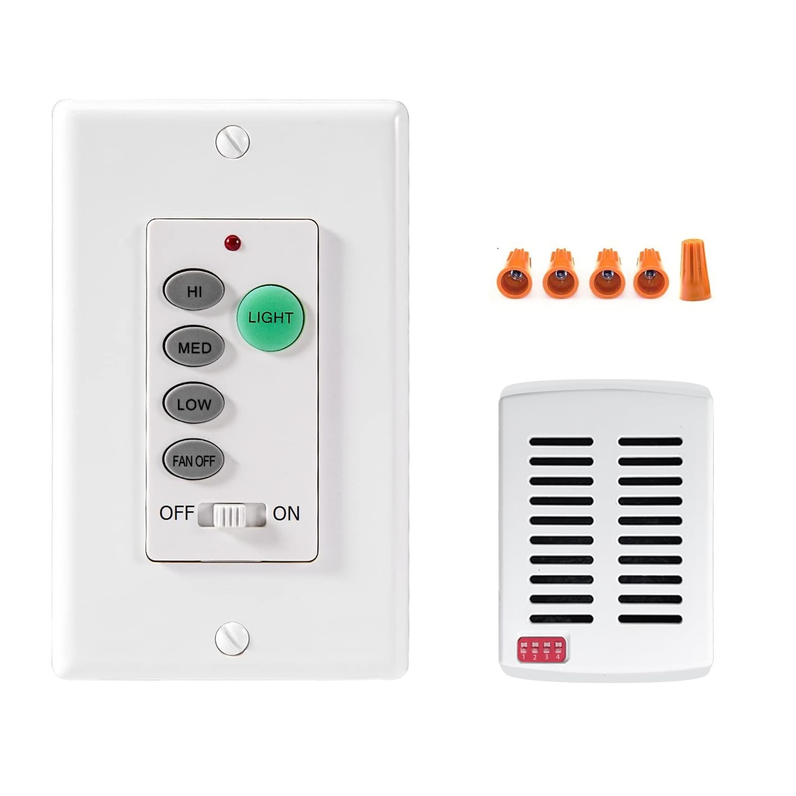 Ceiling Fan Remote Control and Receiver Kit, for Hampton Bay, Hunter, Harbor ...