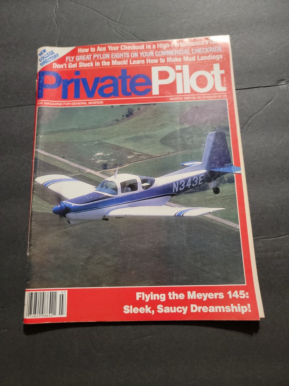 PRIVATE PILOT AVIATION MAGAZINE/LITERATURE MARCH 1987