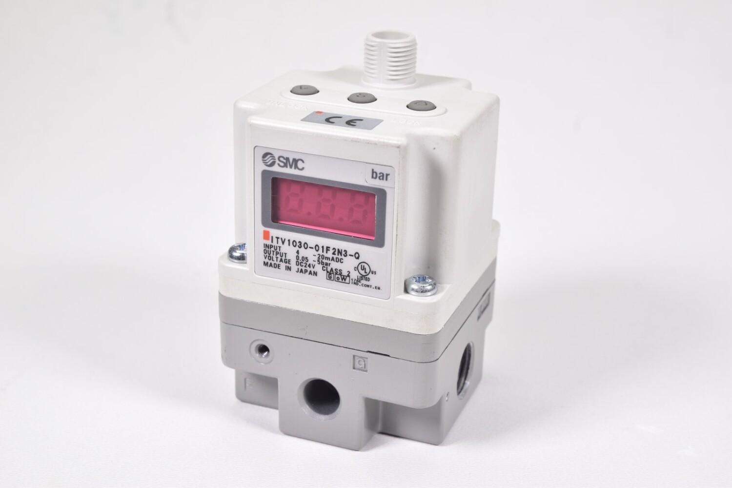 SMC ITV1030-01F2N3-Q, electro-pneumatic regulator