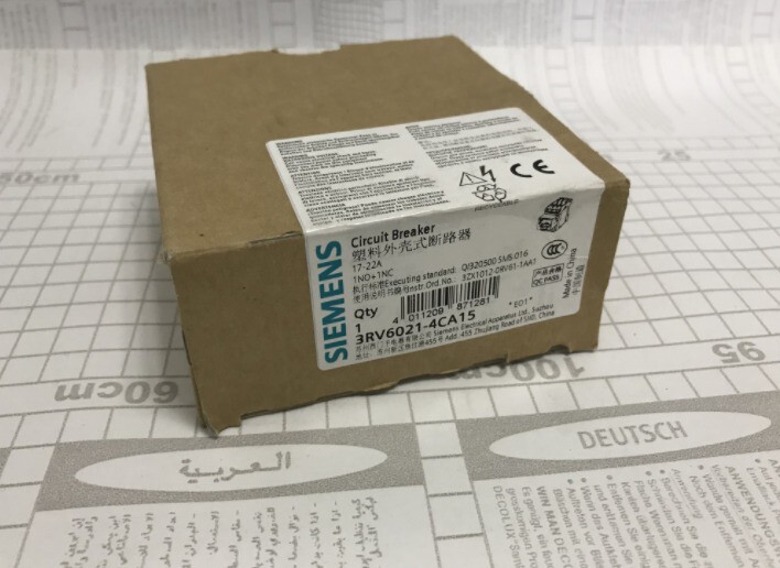 1PC New Siemens 3RV6021-4CA15  17-22A Circuit Breaker In Box Brand Free Ship