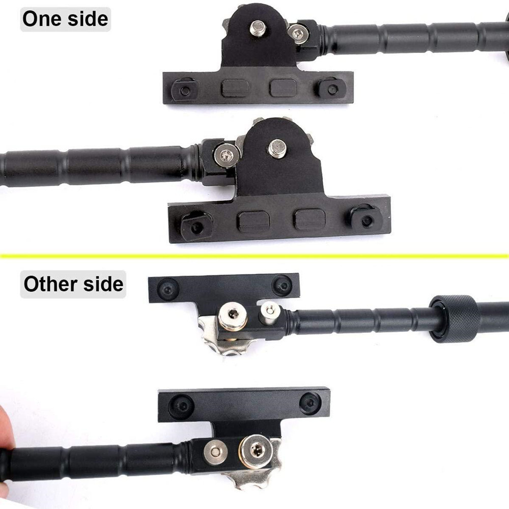 6.5''-9'' Adjustable Mlok Bipod Side Rail Direct Attach Folding Rifle Bipod