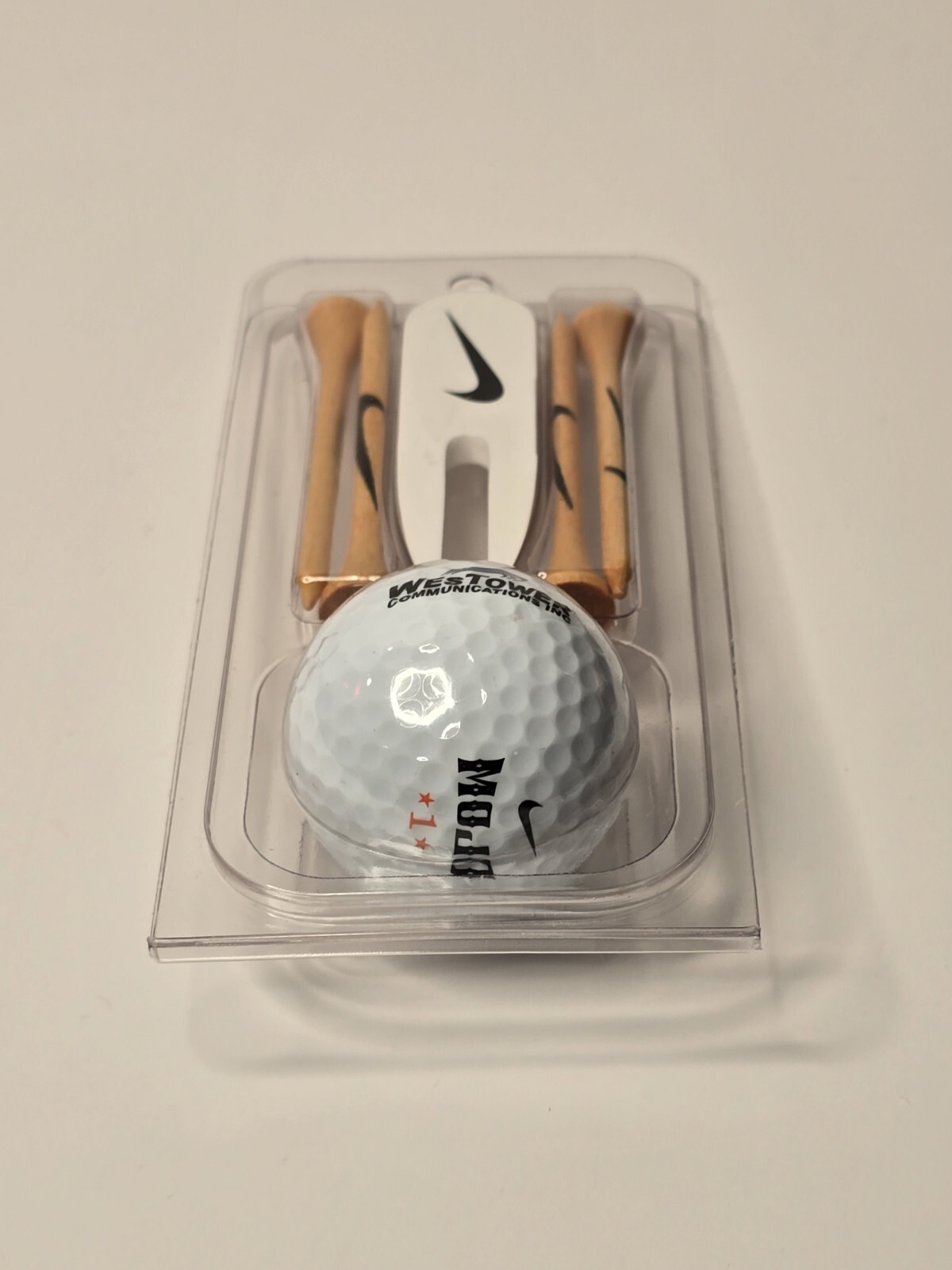 New Nike MOJO Golf Ball W/ Tees & Divot Tool Discontinued Rare Stocking Stuffer