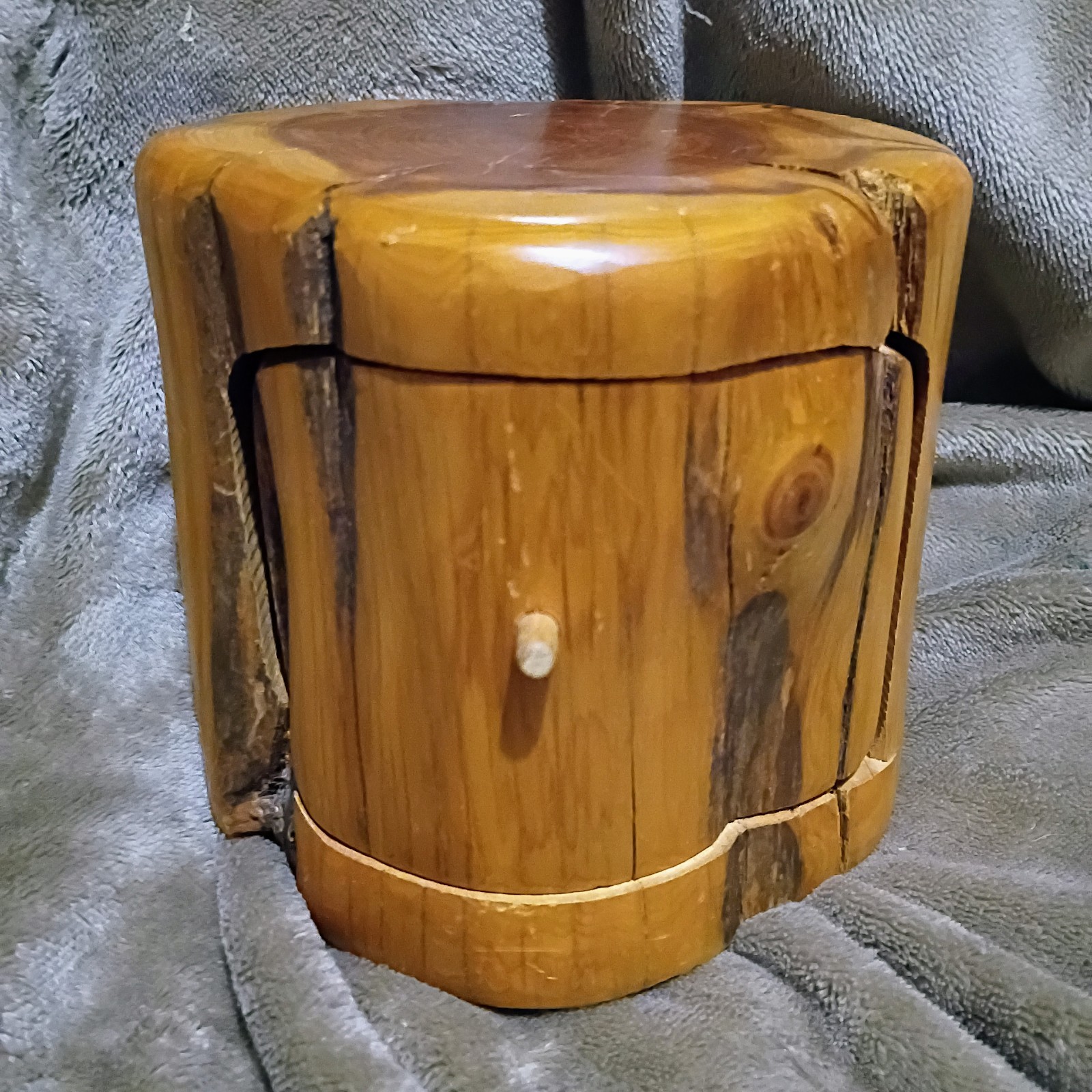 Vintage Diversion Stash Safe Log Trinket Box Hidden Box