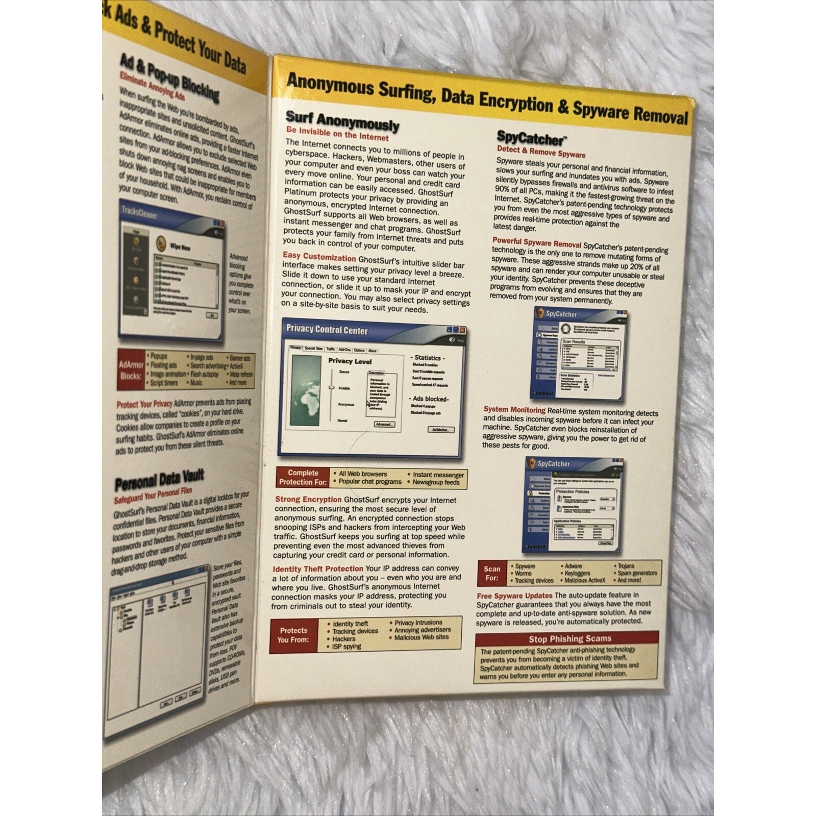 Tenebril GhostSurf 2006 Platinum Internet Privacy Protection PC Software