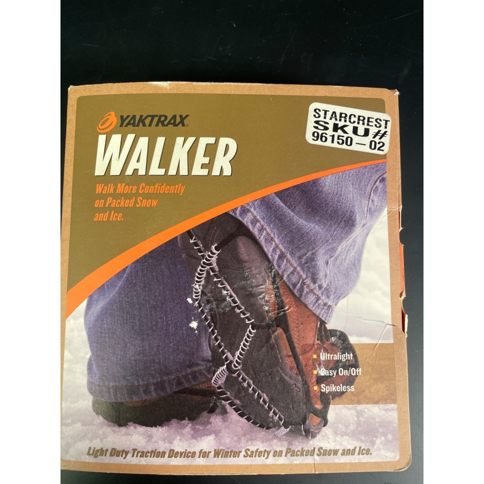 Yaktrax Walker Light Duty Traction Device Size M SKU 2444
