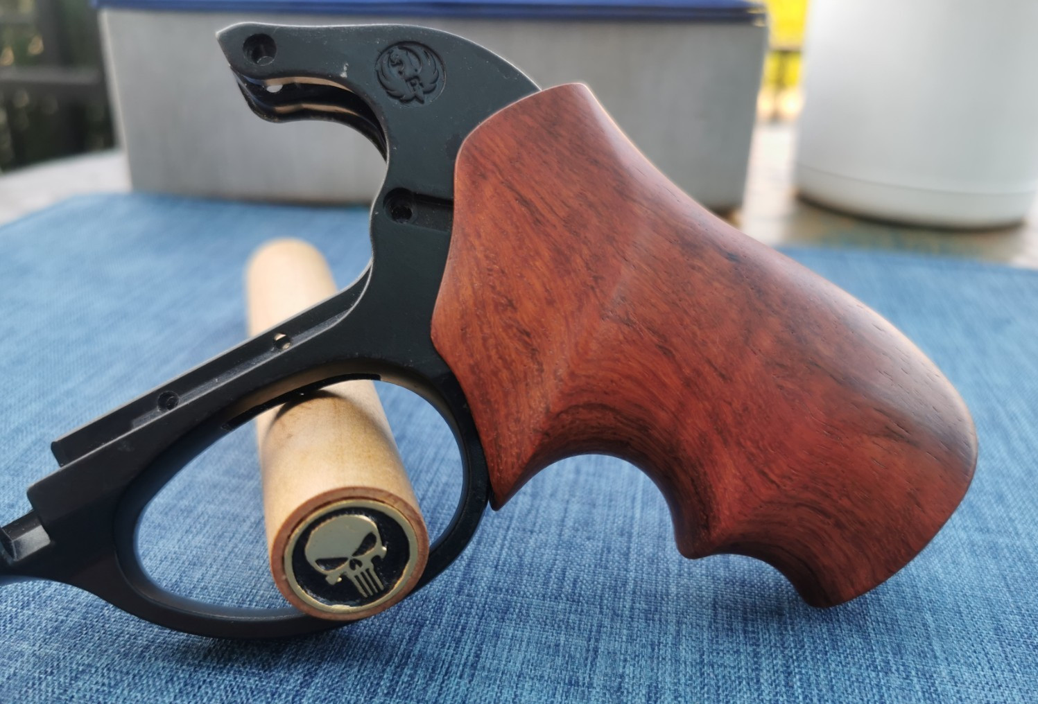 HANDMADE RUGER LCR/ LCR-X WOOD GRIPS TWO FINGER PALM SWELL EXOTIC WOOD # 11