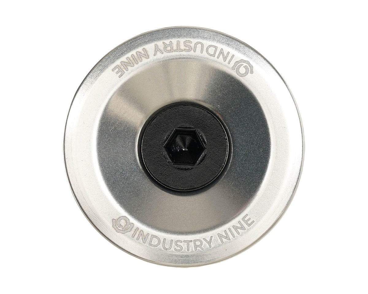 Industry Nine Ultra Light Aluminum Top Cap (Silver) (1-1/8") [CCHTC_UL_SILVER]