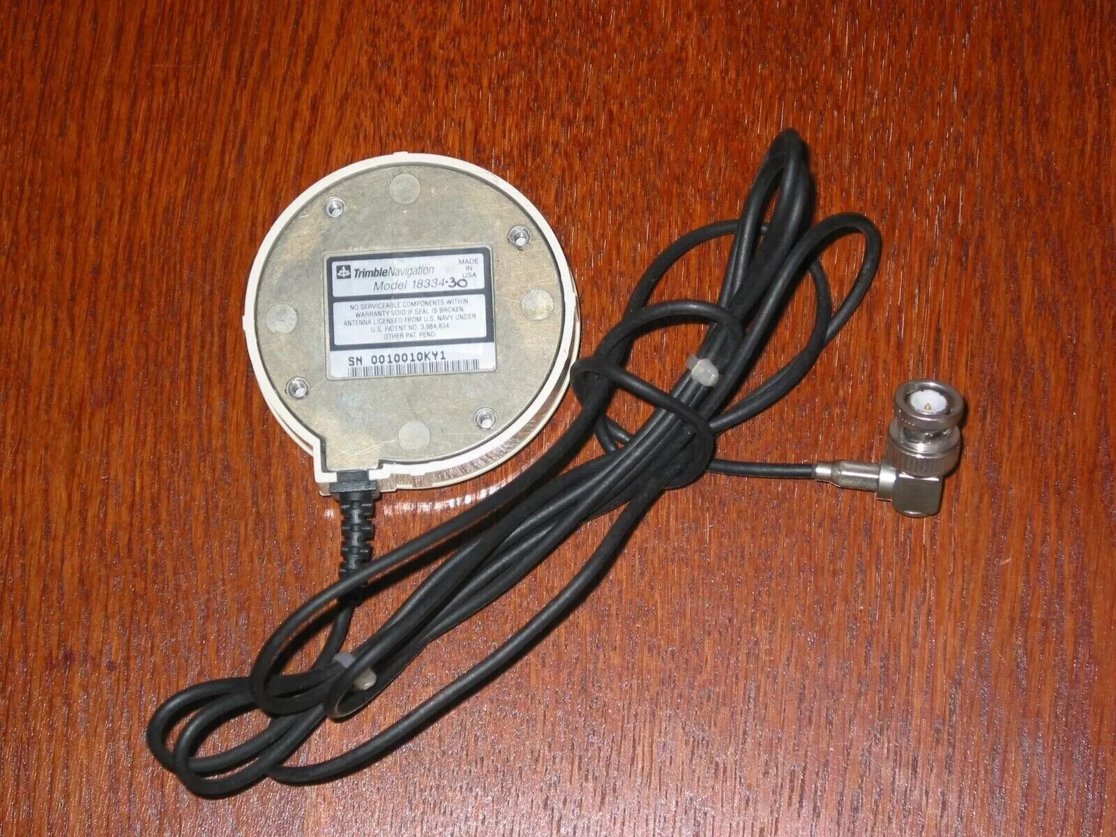 TRIMBLE NAVIGATION MODEL 18334-30 EXTERNAL GPS ANTENNA !!!