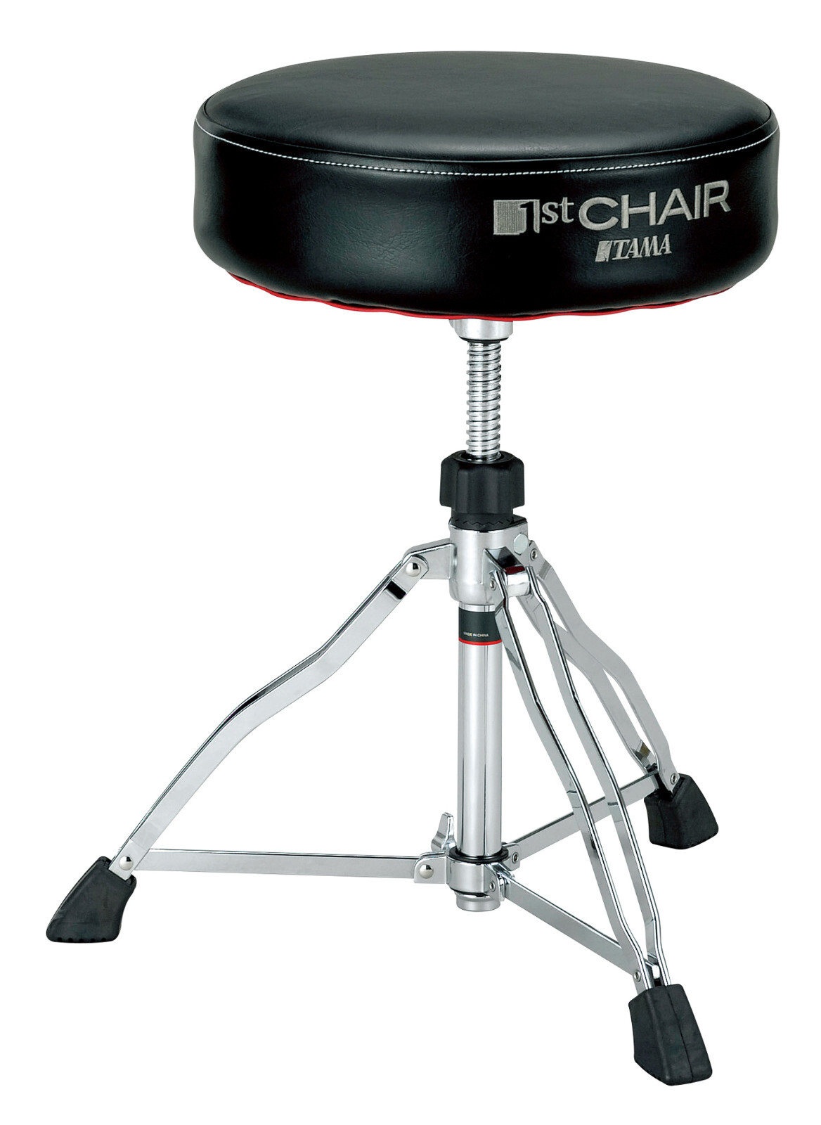 Tama HT430B Drum Throne 1st Chair Round Rider Trio with Round PVC Vinyl Top Seat