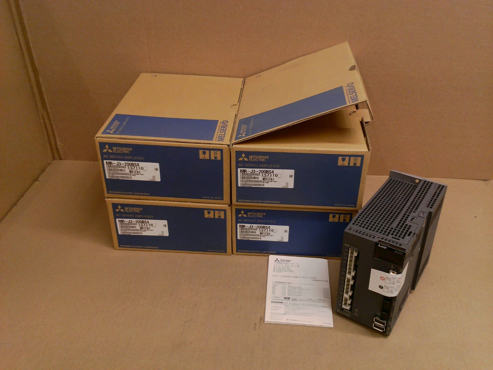 MR-J3-200BS4 Mitsubishi NEW In Box 2000W Servo Motor Amplifier Drive MRJ3200BS4