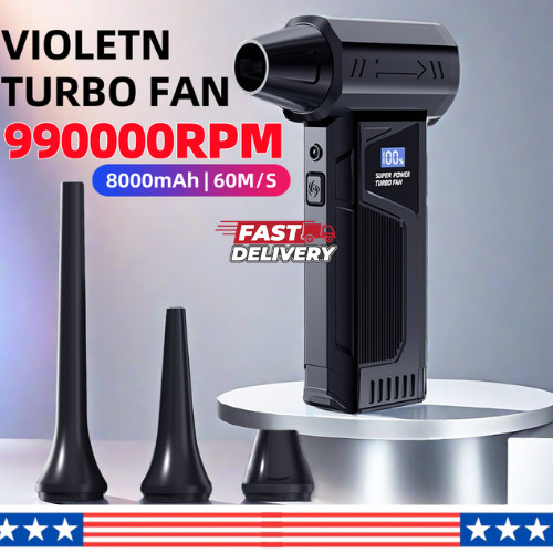 Rechargeable Turbo Air Blower Brushless Motor for Car PC Home Outdoor