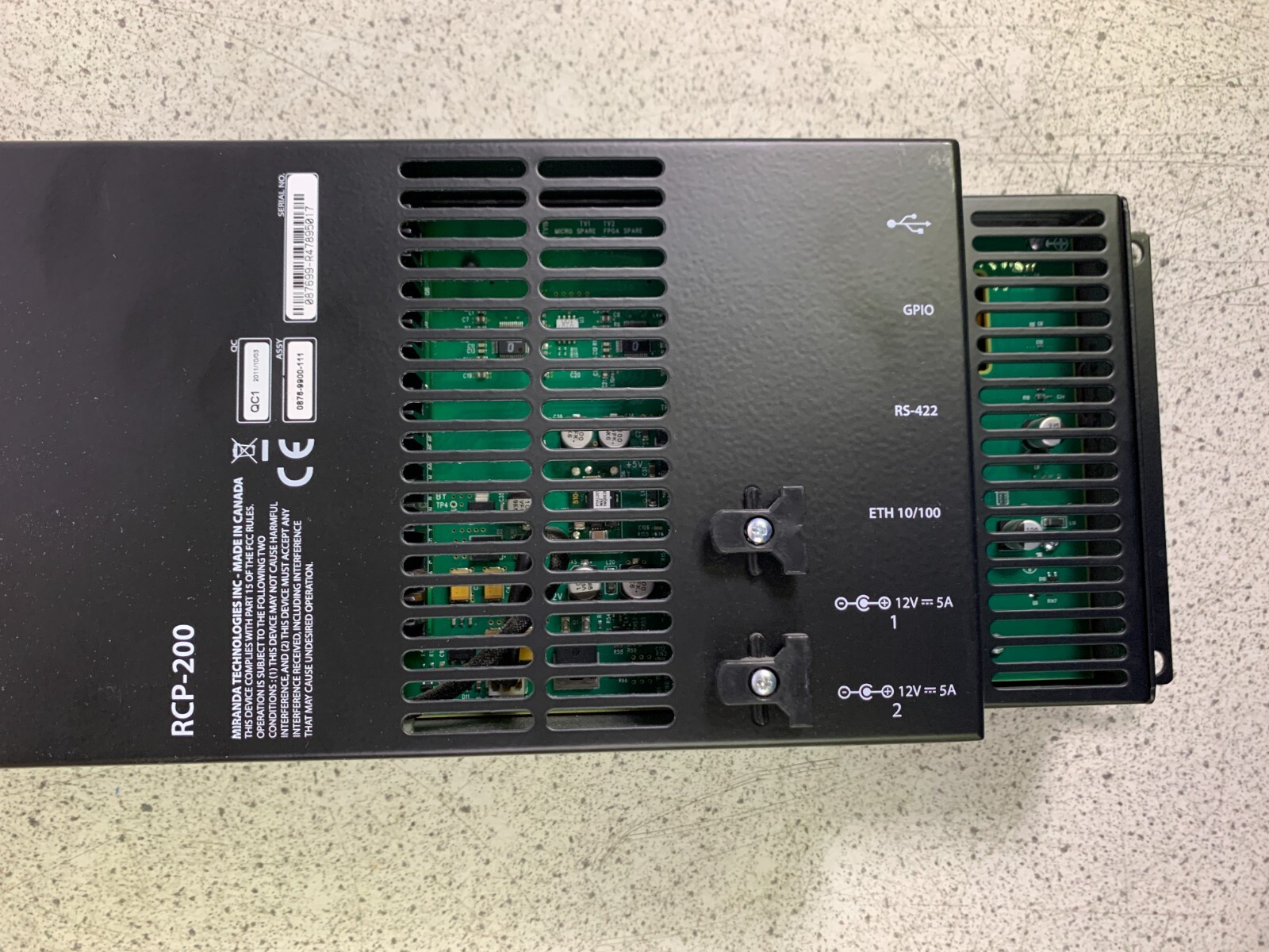 Miranda RCP-200 Advanced Remote Control Panel